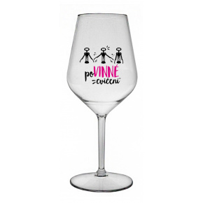 POVINNÉ CVIČENÍ - čirá nerozbitná sklenice na víno 470 ml