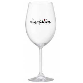 VÍNOPIČKA - čirá sklenice na víno 350 ml
