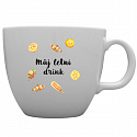 Personalizovaný MEGA XXL keramický hrnek 1 000 ml s letním mixem 