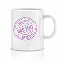 Personalizovaný klasický bílý hrníček 300 ml - nejlepší xx SINCE xx