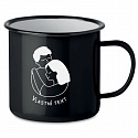 Personalizovaný retro plecháček - pár v objetí 