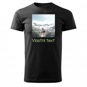 Personalizované pánské tričko s fotografií