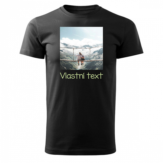 Personalizované pánské tričko s fotografií