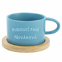 Personalizovaný keramický hrníček "MAKRONKA" - budoucí paní 
