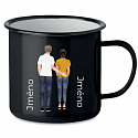 Personalizovaný retro plecháček s párem