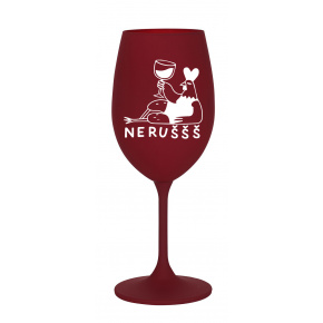 NERUŠŠŠ - bordó sklenice na víno 350 ml