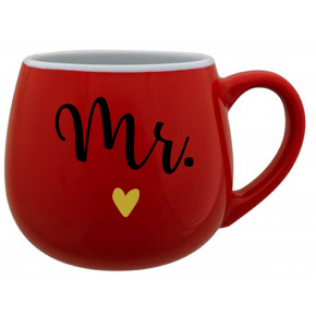 MR. - červený keramický hrníček 300 ml
