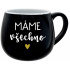 MÁME VŠECHNO - černý keramický hrníček 300 ml