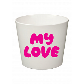 MY LOVE - velký květináč 