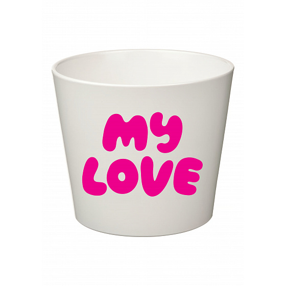 MY LOVE - velký květináč 