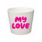 MY LOVE - velký květináč 