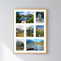 Personalizovaný magický fotoobraz v rámu - 30x40 - koláž fotografií 