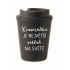 KAMARÁDKA JE NEJVĚTŠÍ POKLAD NA SVĚTĚ - černý termohrnek 300 ml