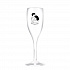 Personalizovaná nerozbitná prosecco sklenice - pár v objetí 