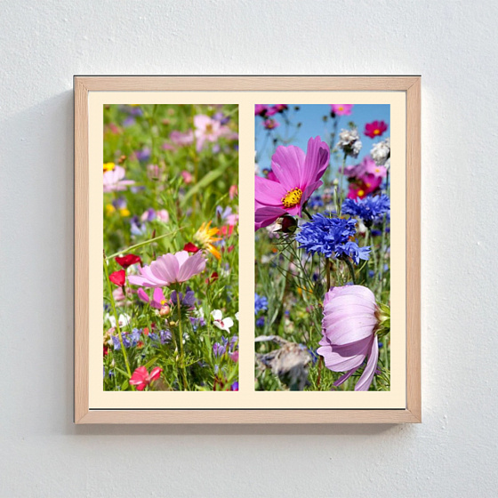 Personalizovaný magický fotoobraz v rámu - čtverec 20x20 - koláž fotografií 