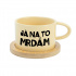 JÁ NA TO MRDÁM - žlutý hrníček makronka 200 ml