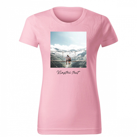 Personalizované dámské tričko s fotografií